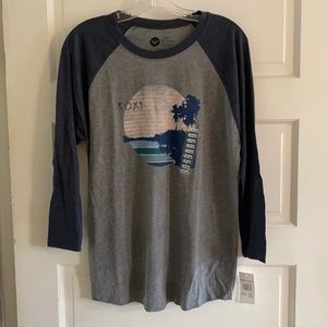 Roxy Baseball Tee NWT